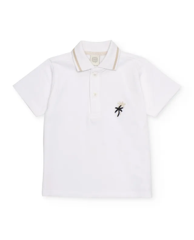 TucTuc Camicette polo maglia bimbo bianco 12 mesi