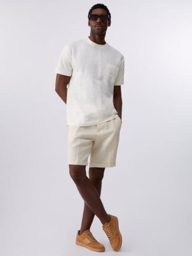 Liu Jo Bermuda 100% Lino Pantaloncini Uomo con Coulisse