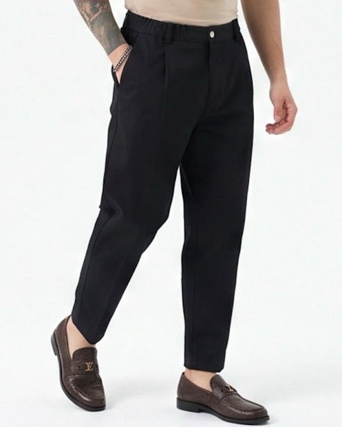 Sottosopra pantalone uomo cotone slim fit blu taglia M
