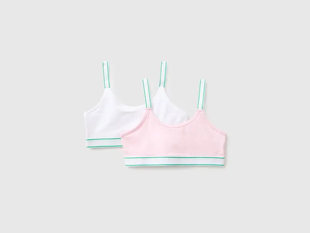 United Colors of Benetton Underwear reggiseno cotone 2 pezzi taglia 7-8