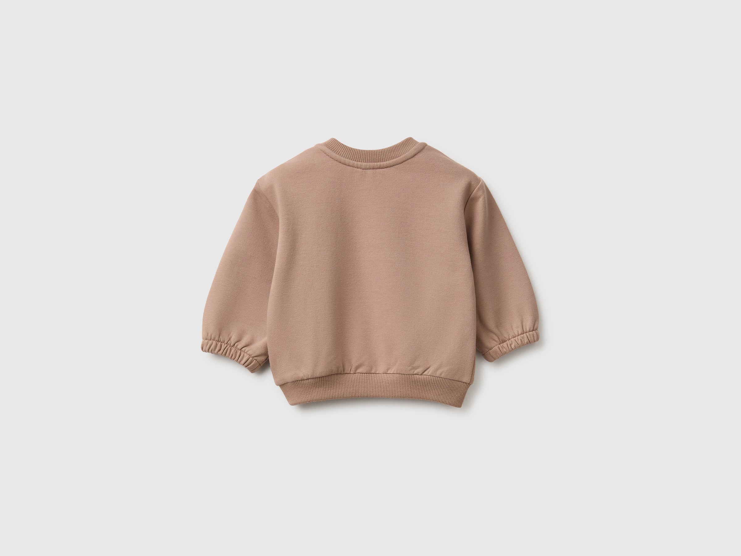 United Colors of Benetton Felpa Bimbo Cotone Bio Tasca Animali
