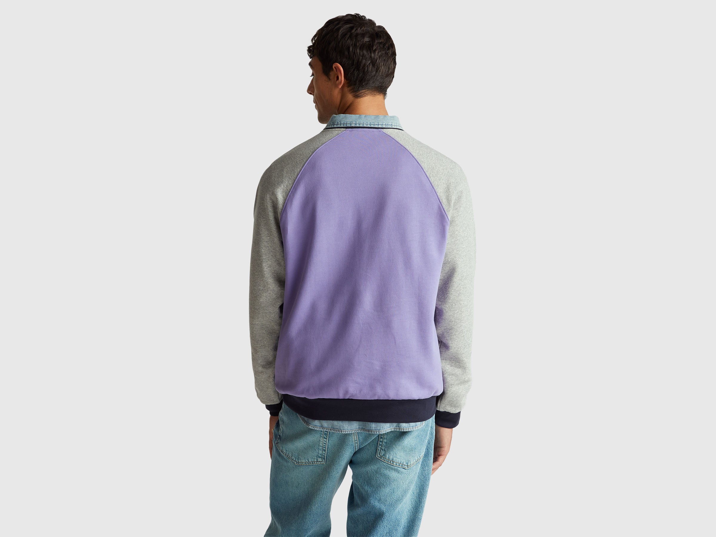 Benetton Felpa Stranger Things girocollo relaxed fit