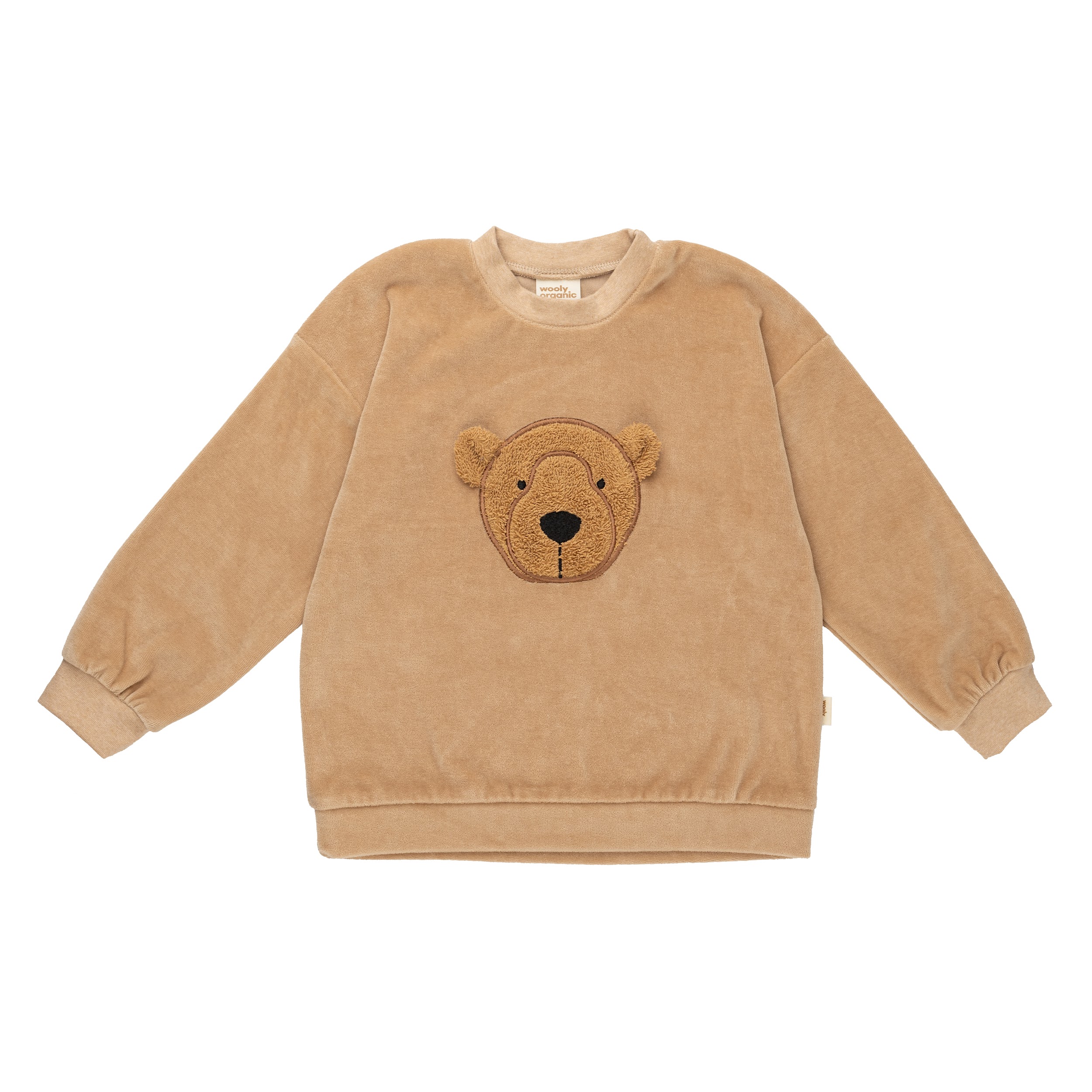 Woolly Organic Embroidered Sweater Maglione Bimbo Bio