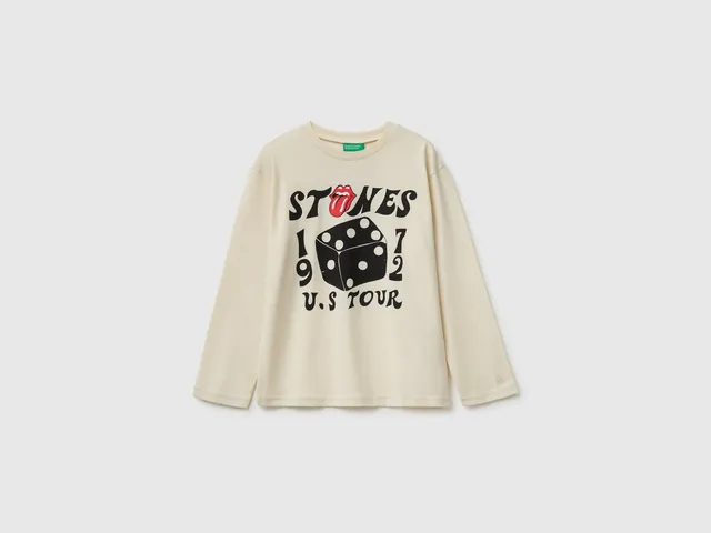 United Colors of Benetton Rolling Stones t-shirt cotone bio L