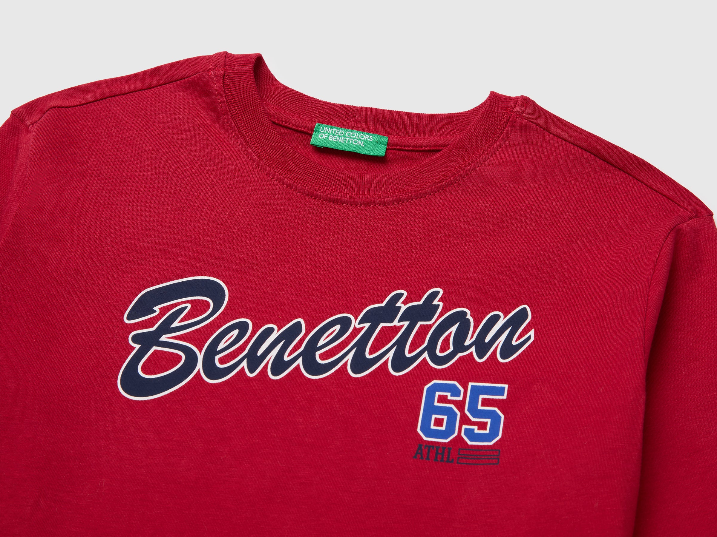 United Colors of Benetton t-shirt manica lunga cotone bio