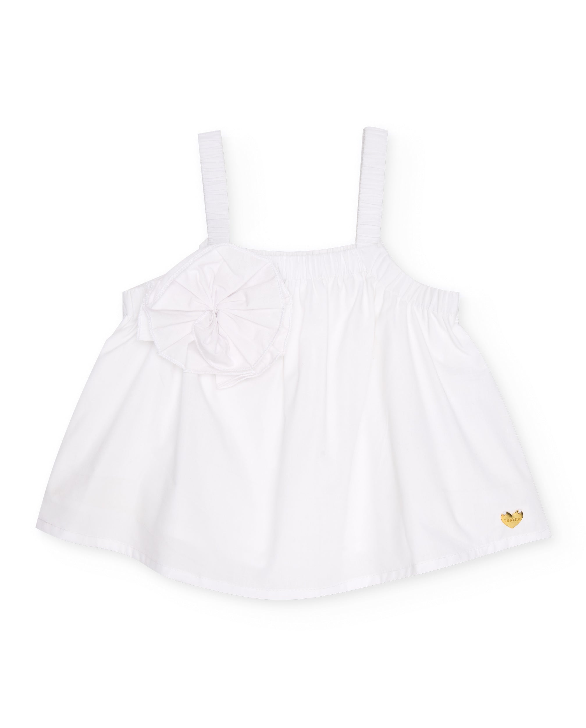 TucTuc Camicette blusa bambina bianca fiore