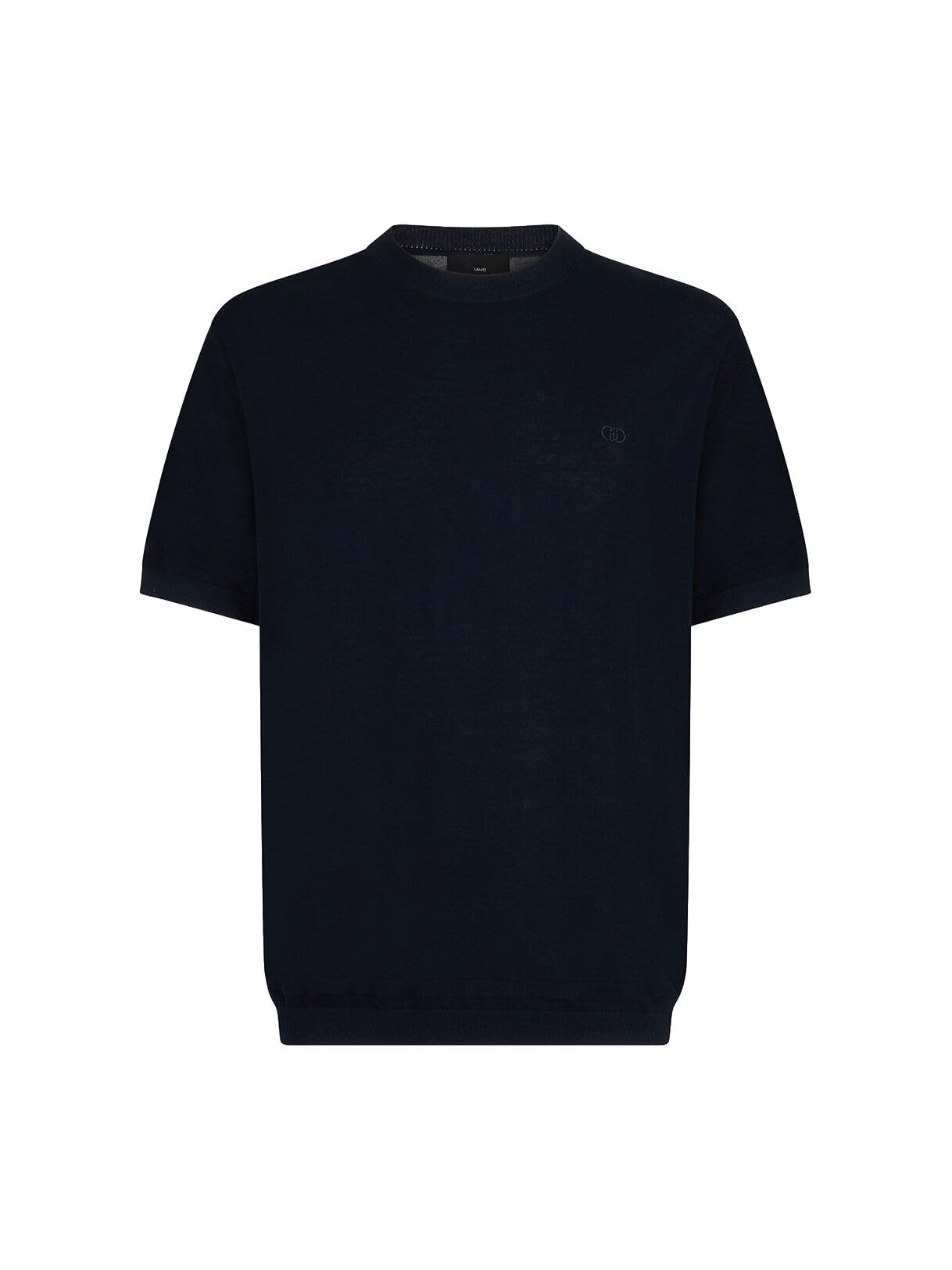 Liu Jo T-Shirt Crepe Cotone Maglietta Taglia L Nera