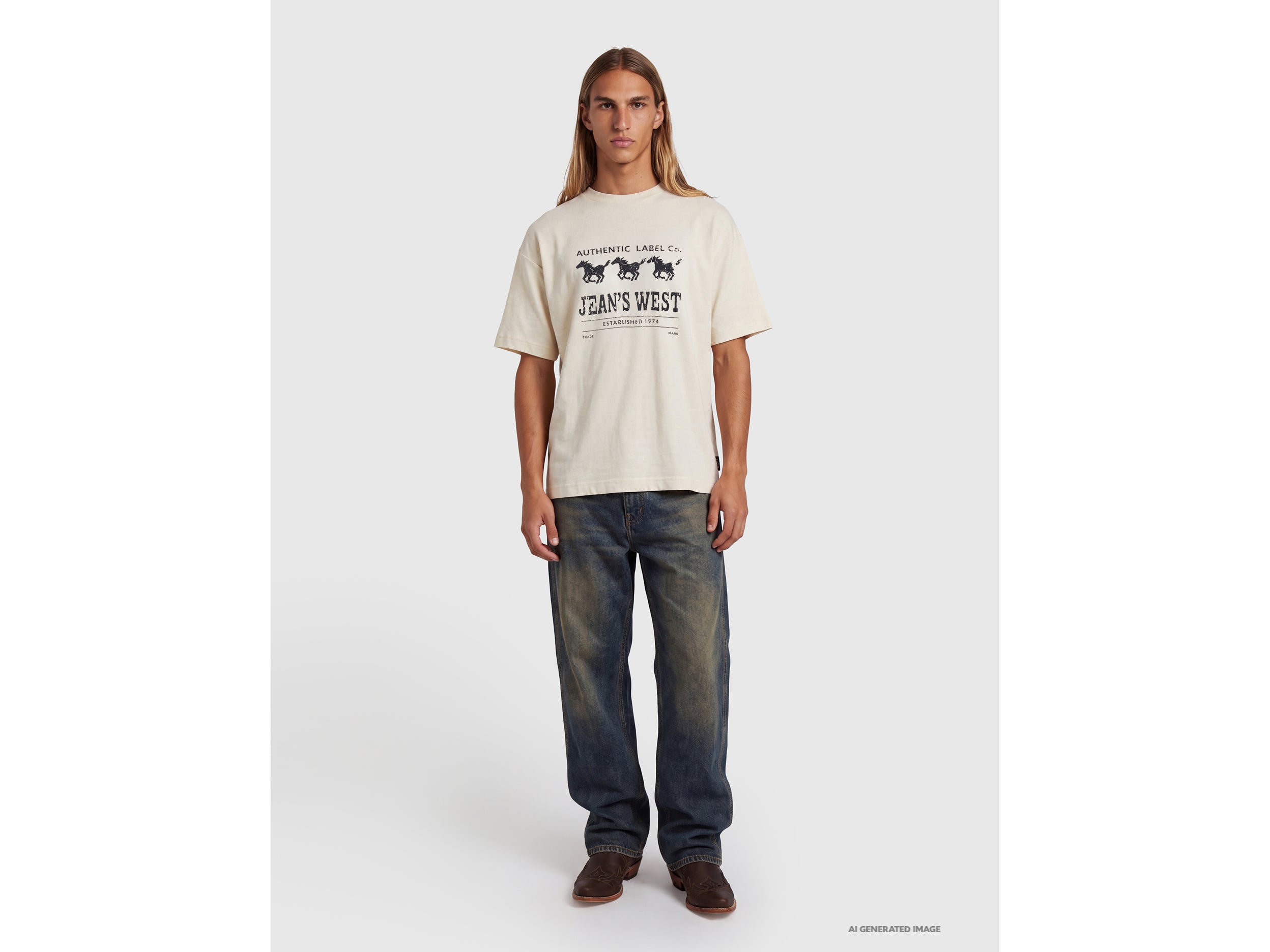 United Colors of Benetton Jean's West Maglietta cotone stampata