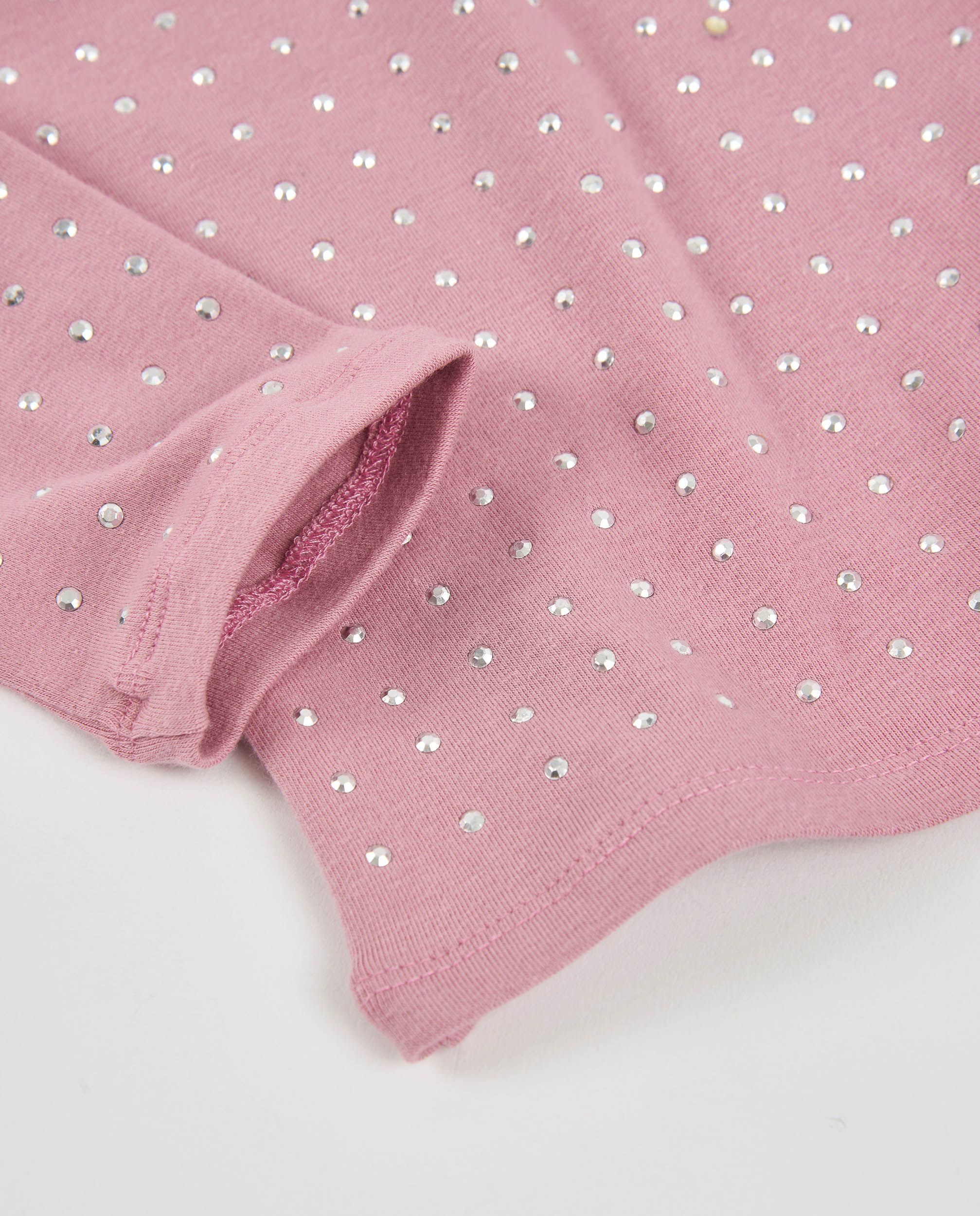 TucTuc Magliette maglia bambina rosa collo alto