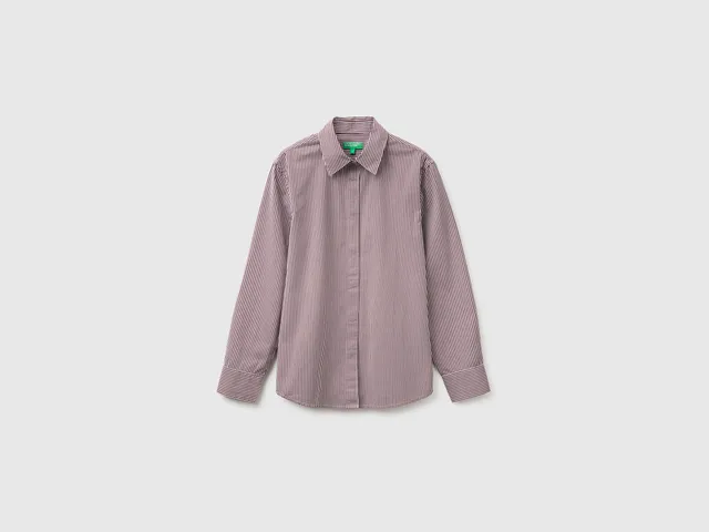 United Colors of Benetton Shirts and Blouses camicia cotone a righe