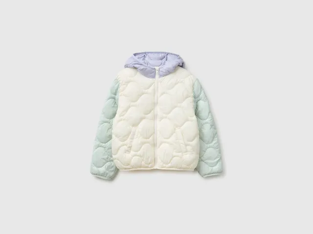 United Colors of Benetton Piumino cappuccio nylon taglia S