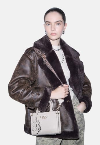 Liu Jo Borse Borsa Mini Jacquard Beige 18x10x15