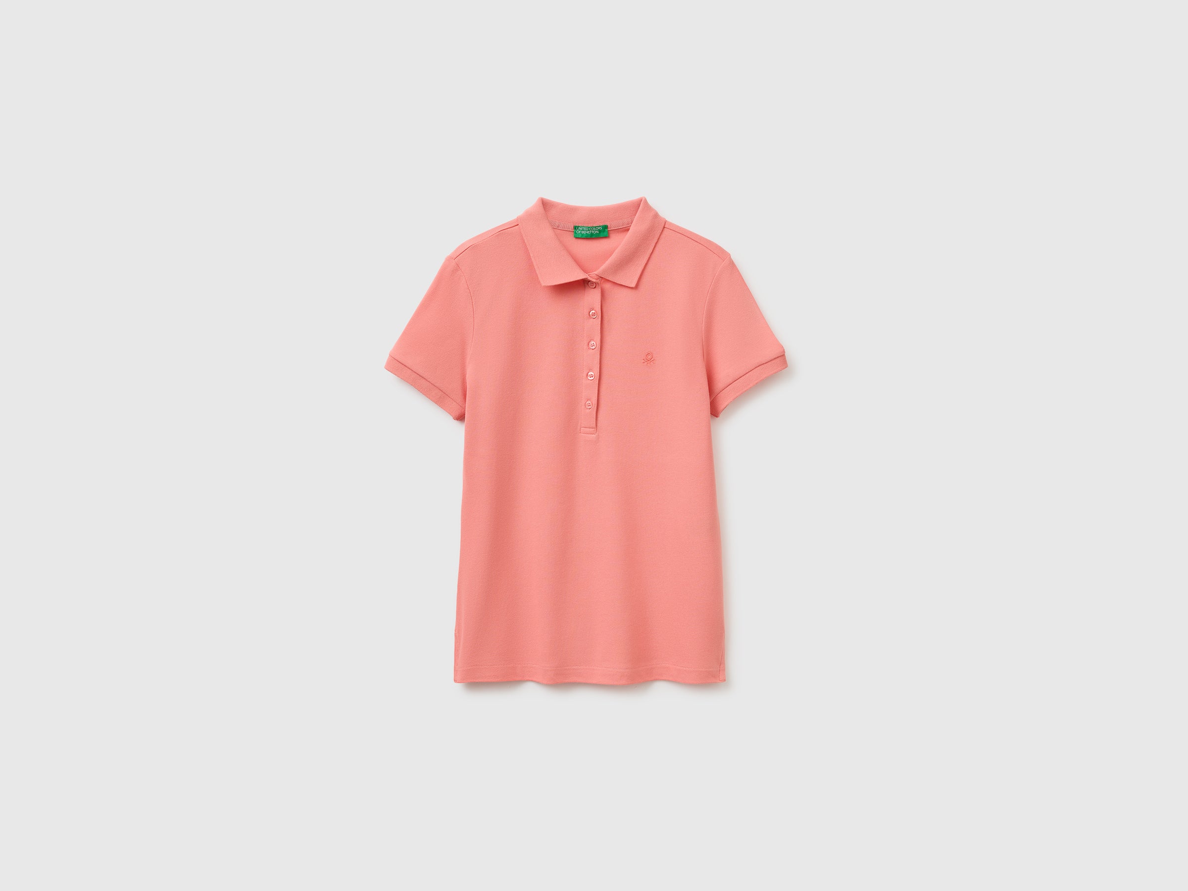 United Colors of Benetton Slim Fit Polo Piqué M Cotone Elasticizzato