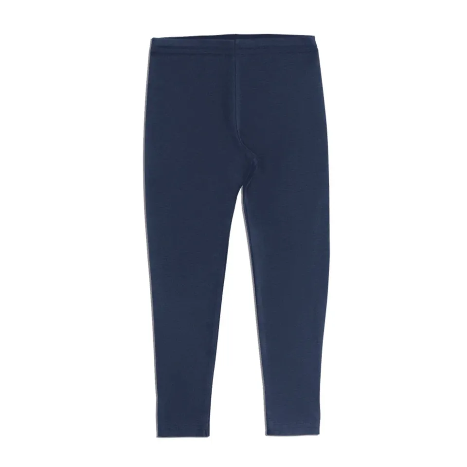 Leela Blu Indigo leggings cotone organico bambino