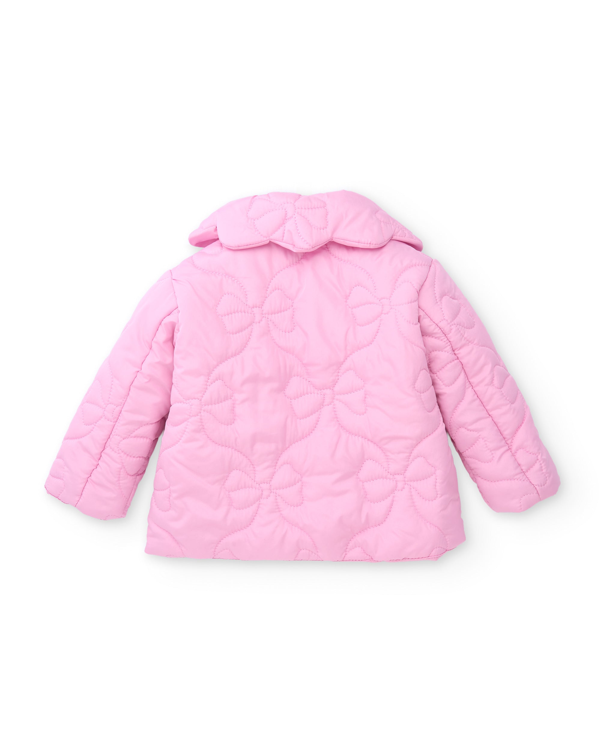 TucTuc Cappotti Piumino Bambina Rosa Fiocco Imbottito