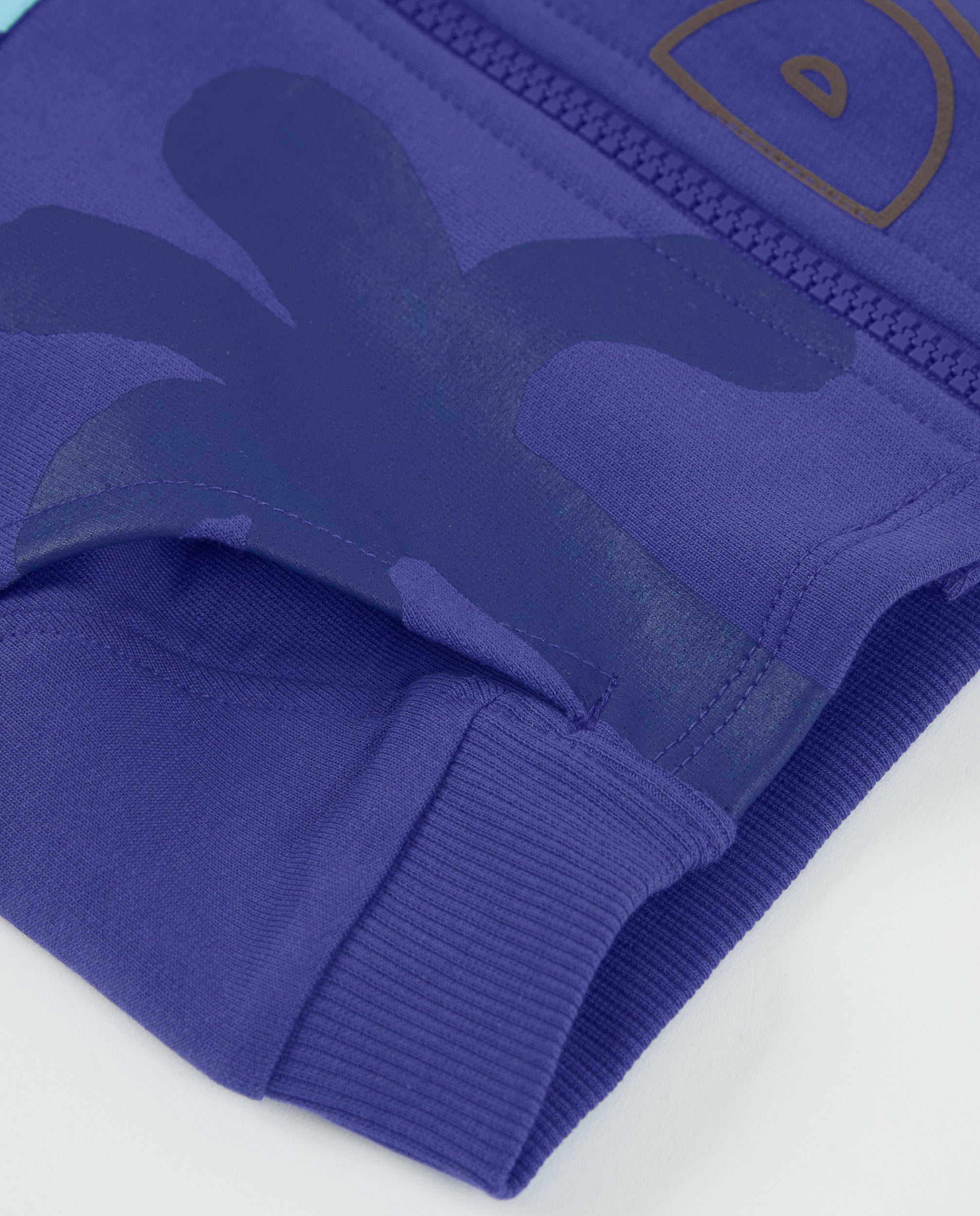 TucTuc Felpe zip bambino lila con cappuccio