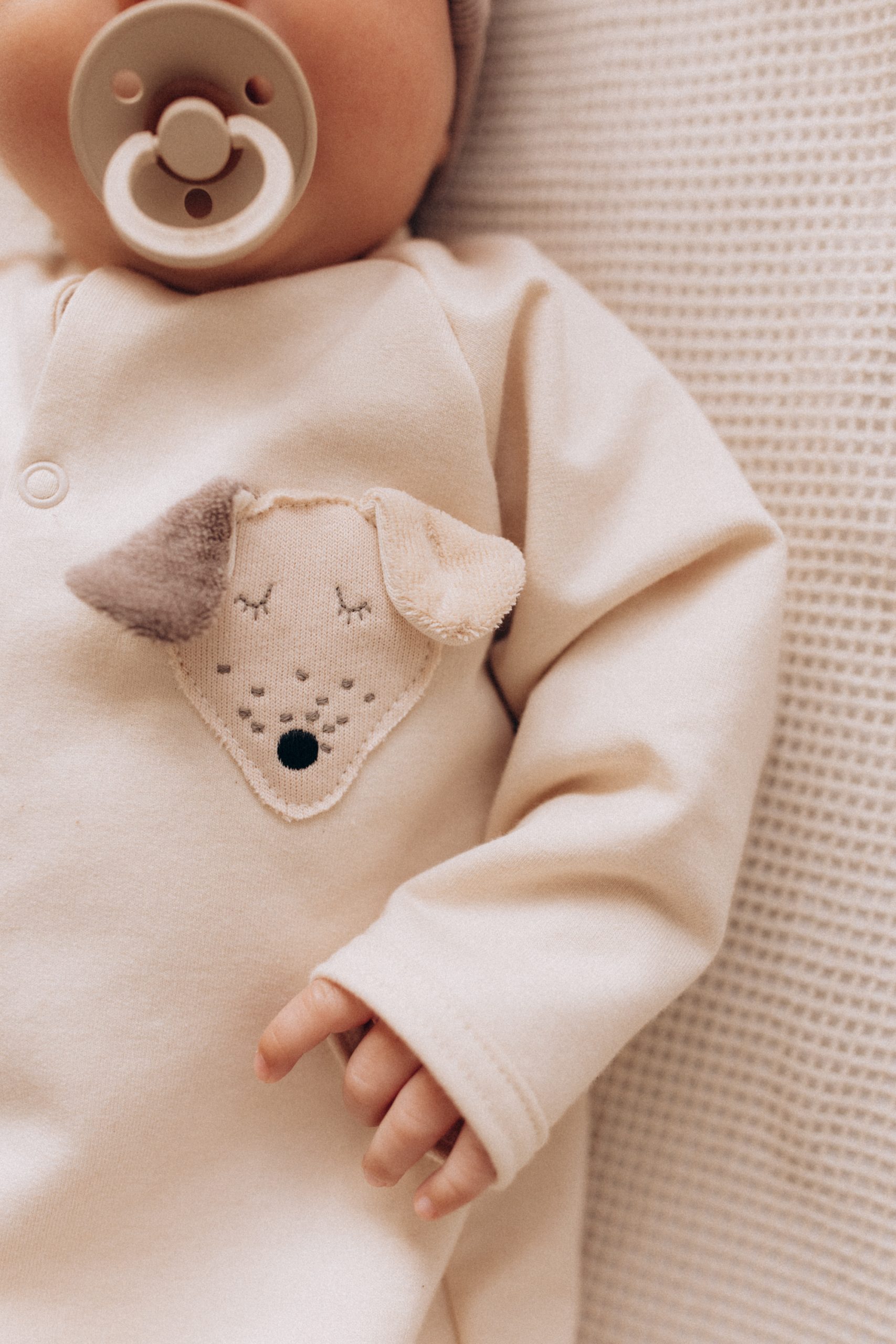 Woolly Organic French Terry Sleepsuit tutina piedini cotone bio