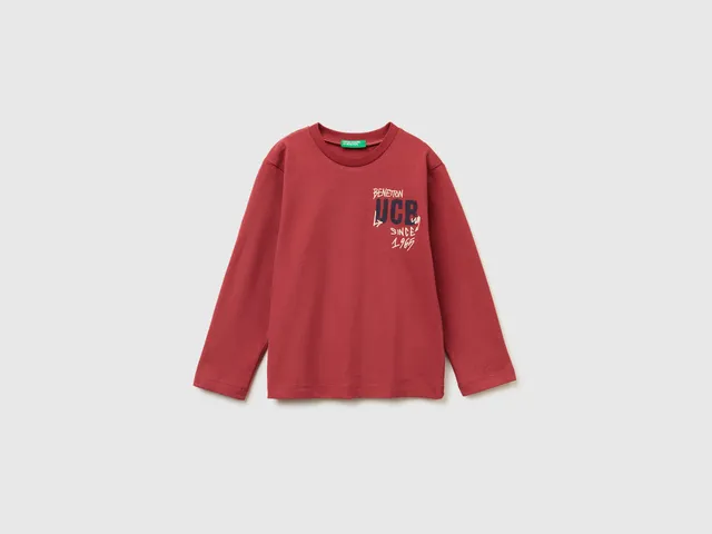 United Colors of Benetton T-Shirt Girocollo Cotone Biologico Neonato
