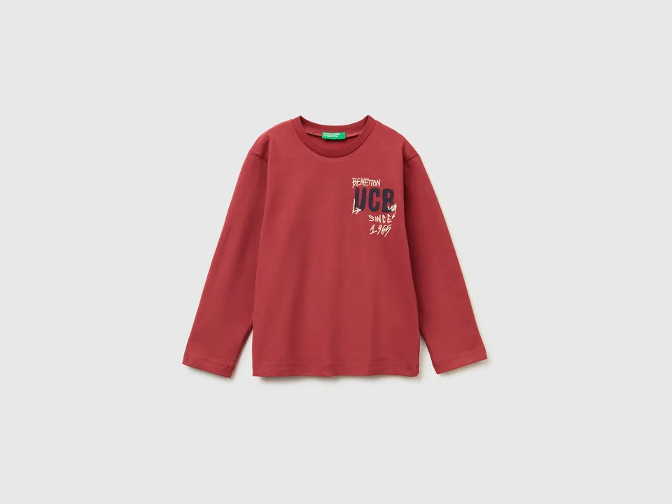 United Colors of Benetton T-Shirt Girocollo Cotone Biologico Neonato