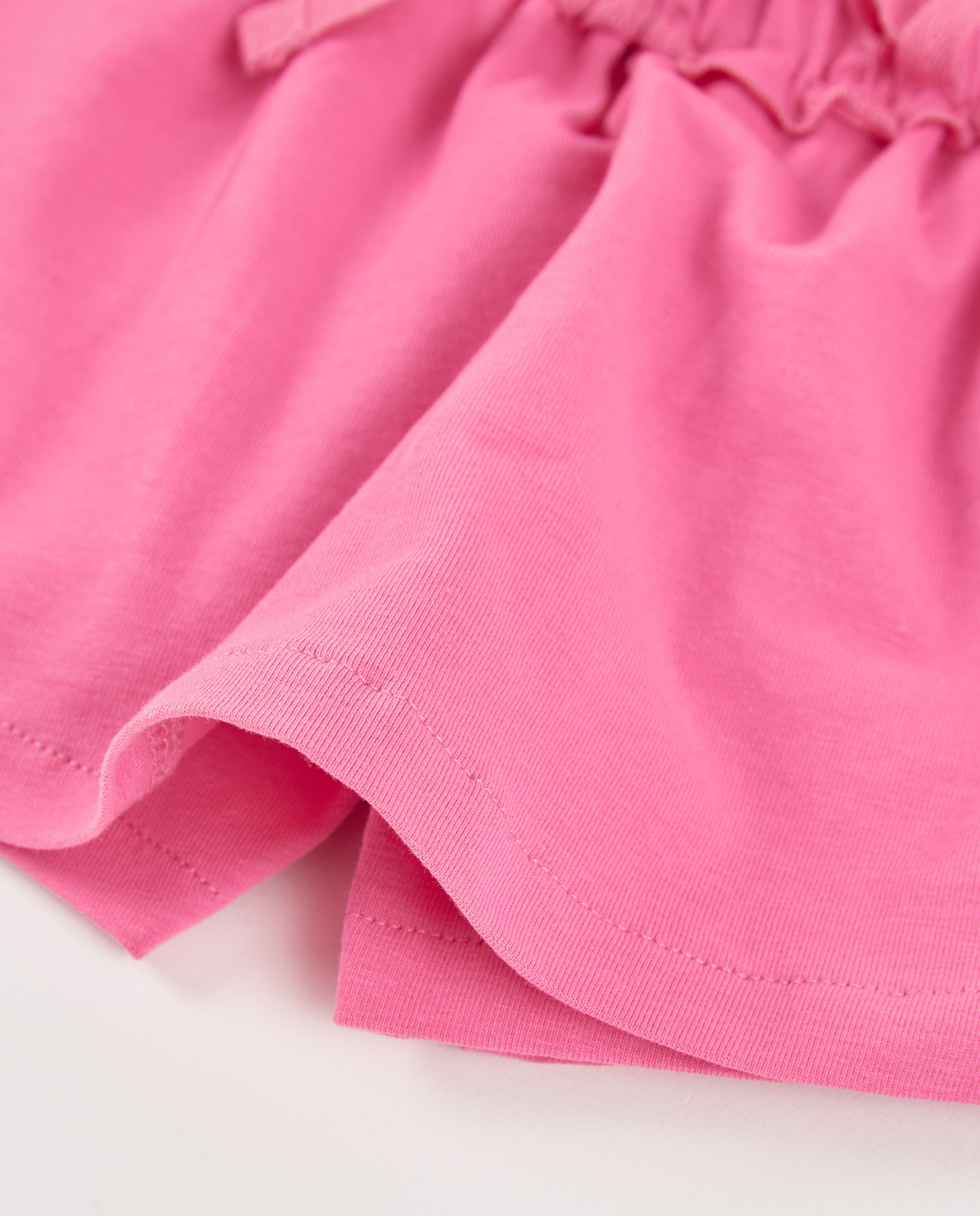 TucTuc Bermuda Short Bambina Rosa Volant in Jersey