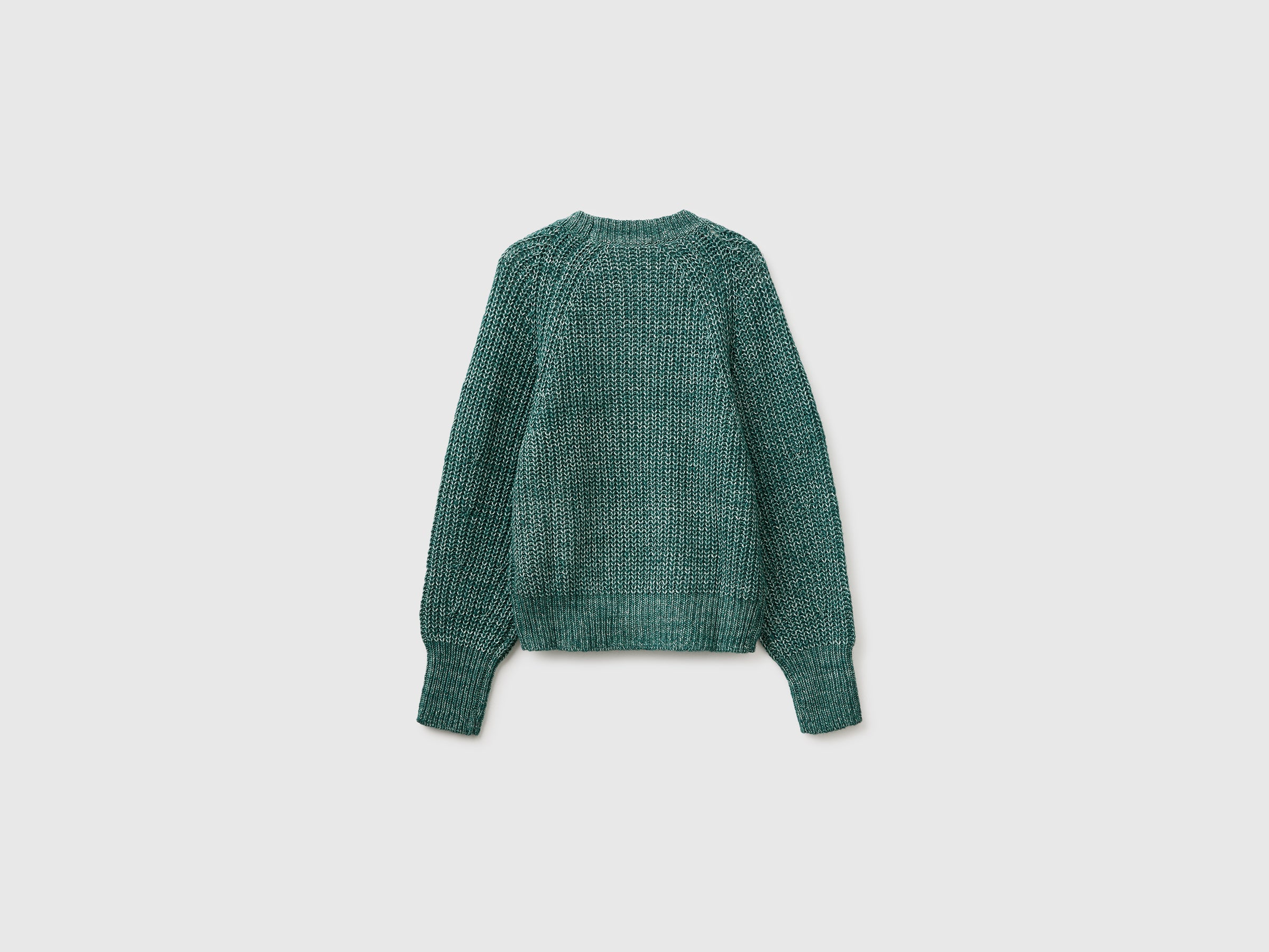 United Colors of Benetton Maglione Melange Cotone Lana M