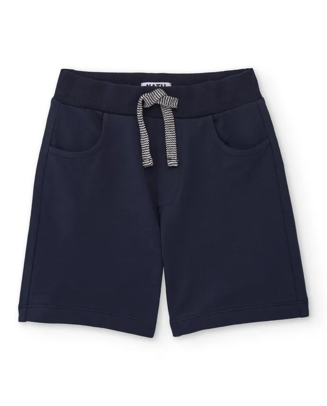 TucTuc Bermuda maglia bambino navy vita elasticizzata