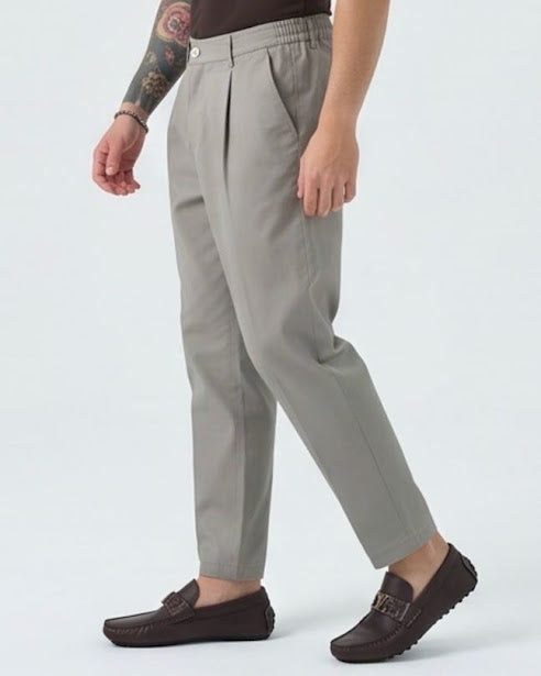 Sottosopra pantalone uomo cotone slim fit blu taglia M
