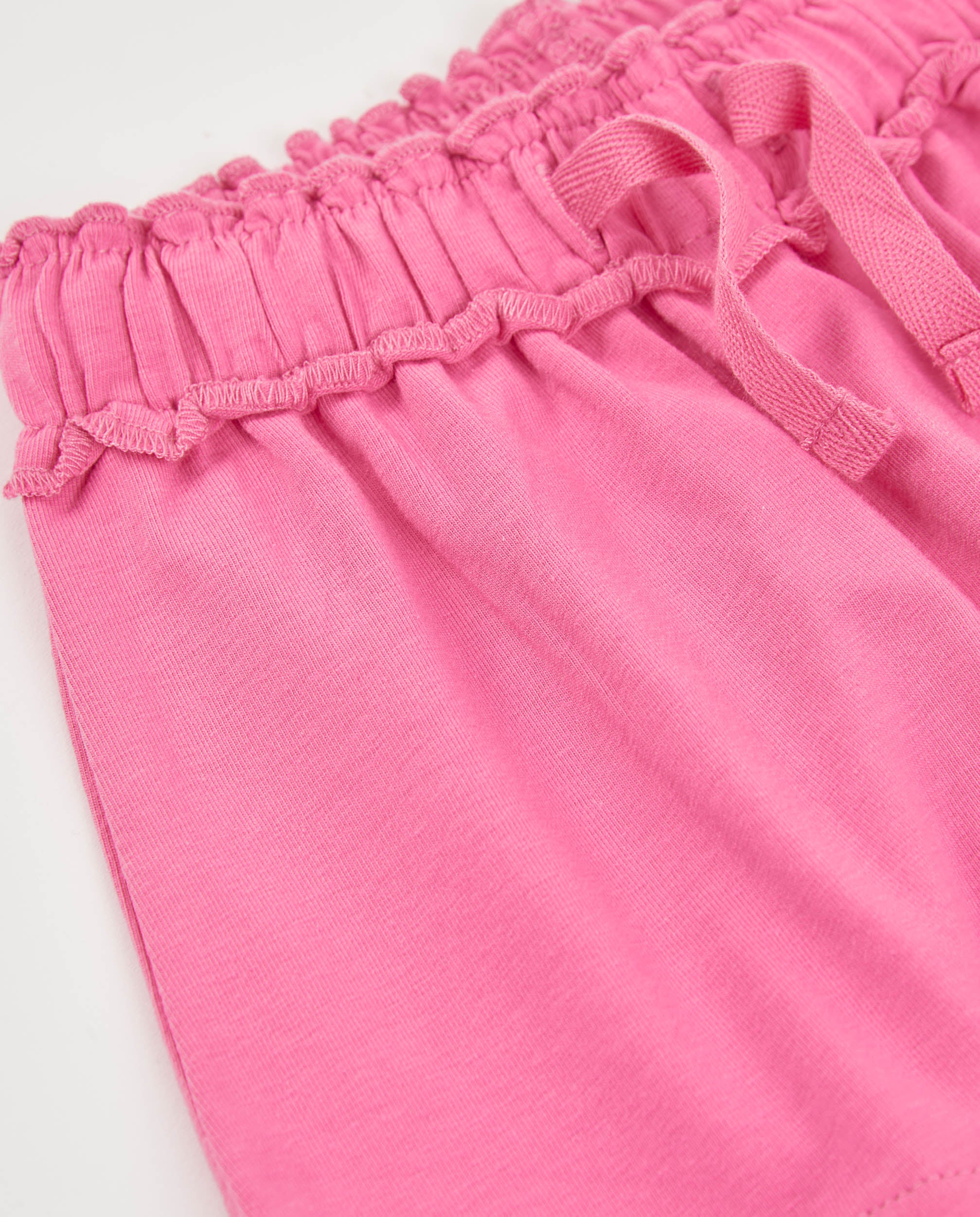 TucTuc Bermuda Short Bambina Rosa Volant in Jersey