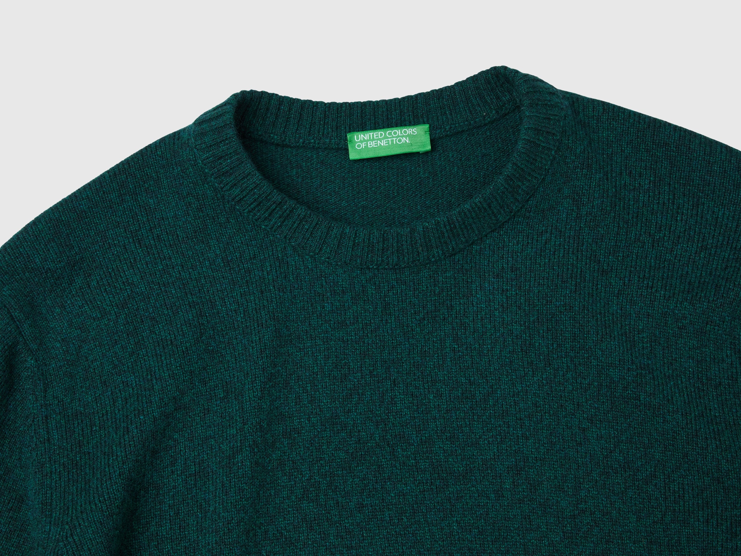 United Colors of Benetton Maglione cashmere lana M girocollo caldo