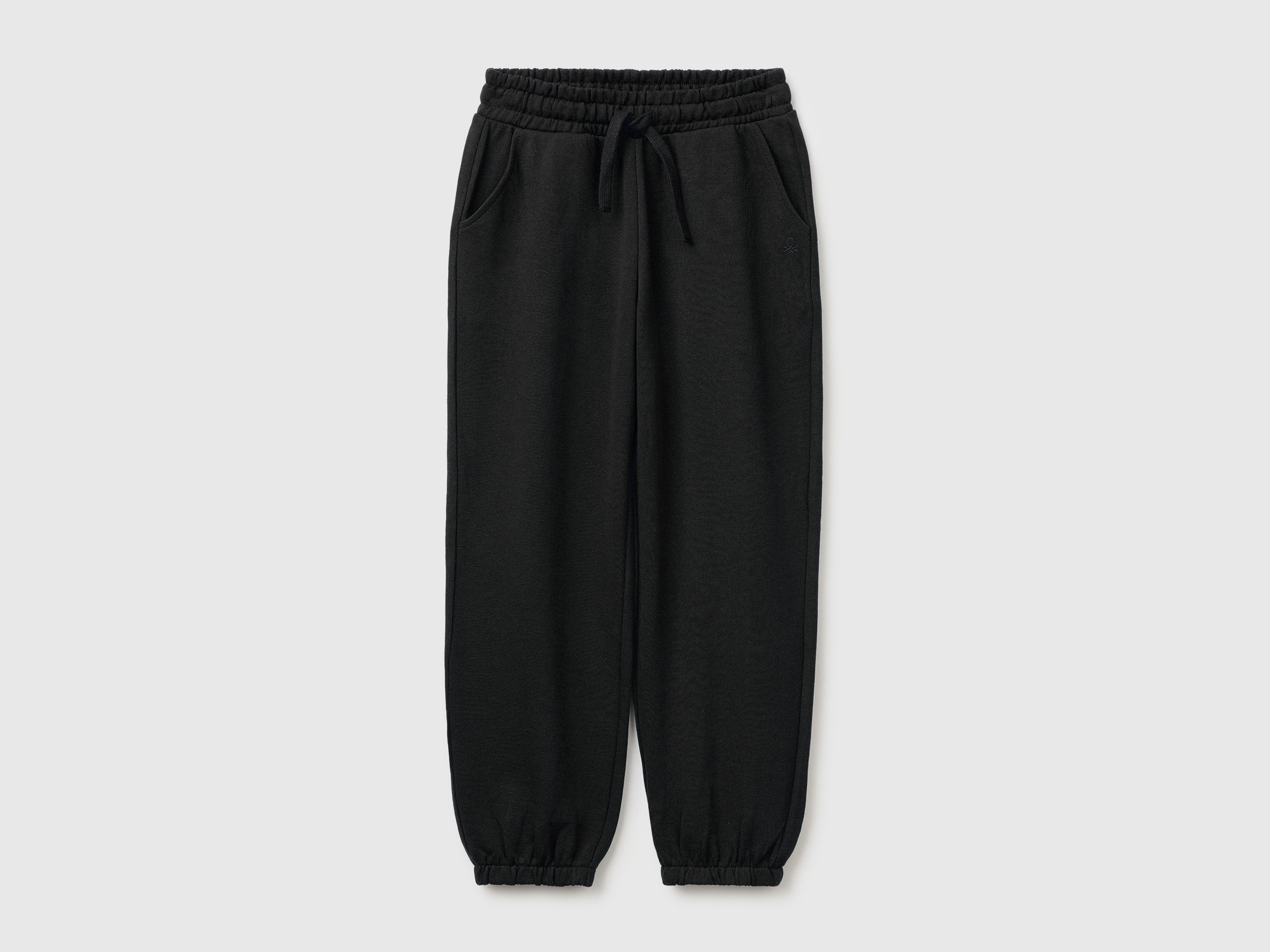 United Colors of Benetton Pantaloni Jogger Cotone Logo taglia S