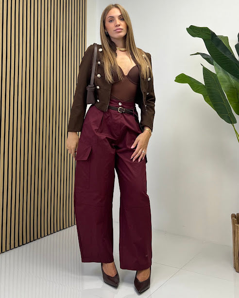 Sottosopra je2702p pantalone cargo nero taglia unica