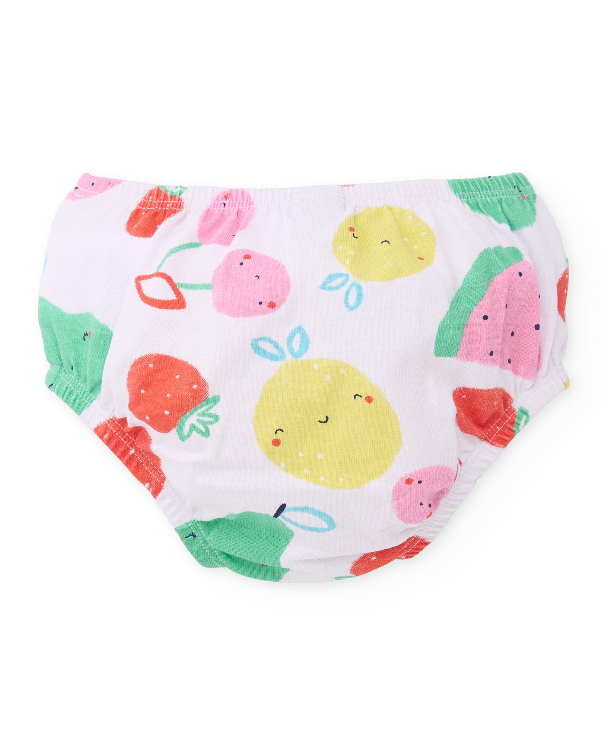 TucTuc Vestiti Vestito Neonata Bianco Frutta Estate