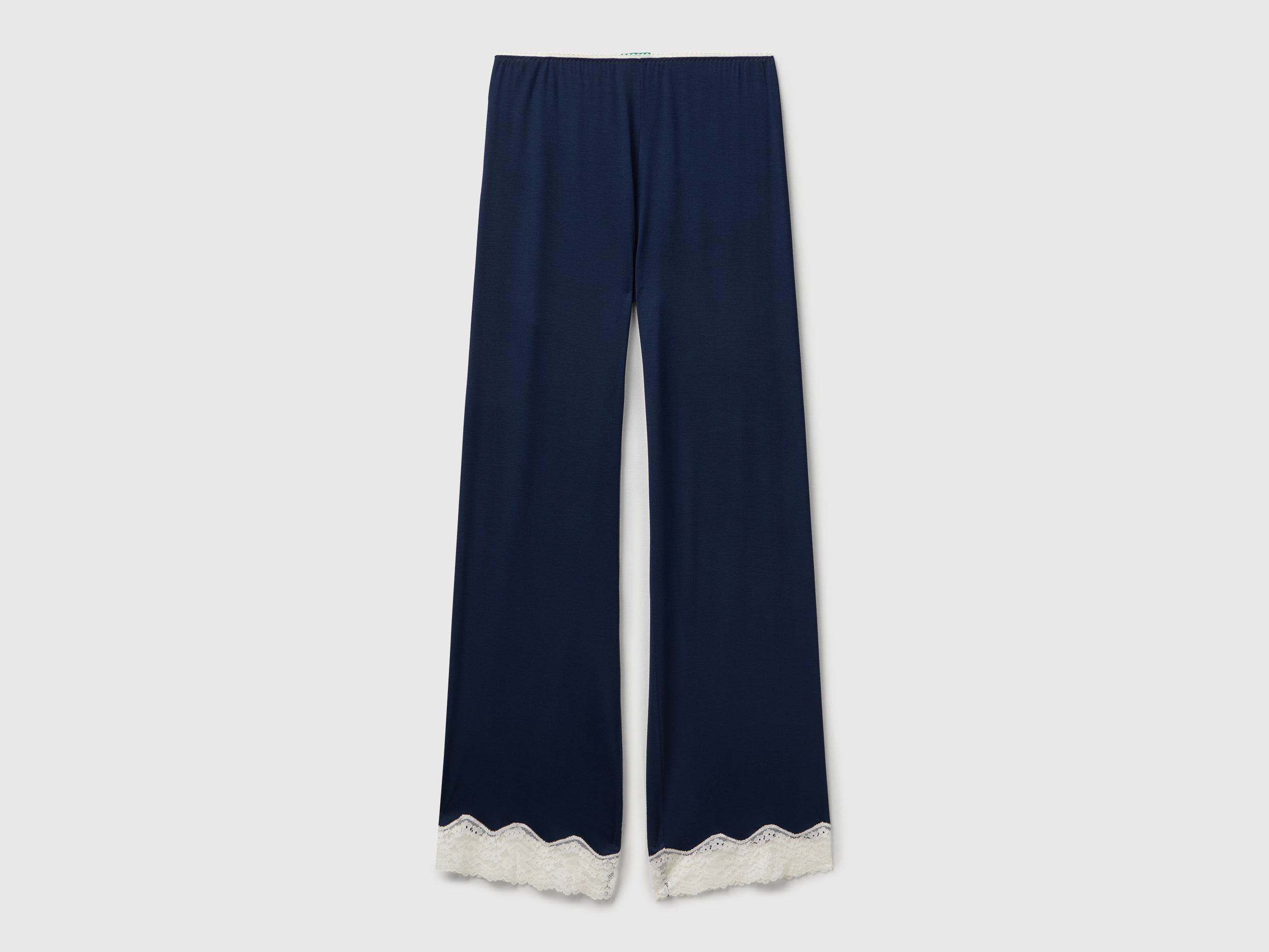 United Colors of Benetton Trousers pantaloni pigiama viscosa pizzo