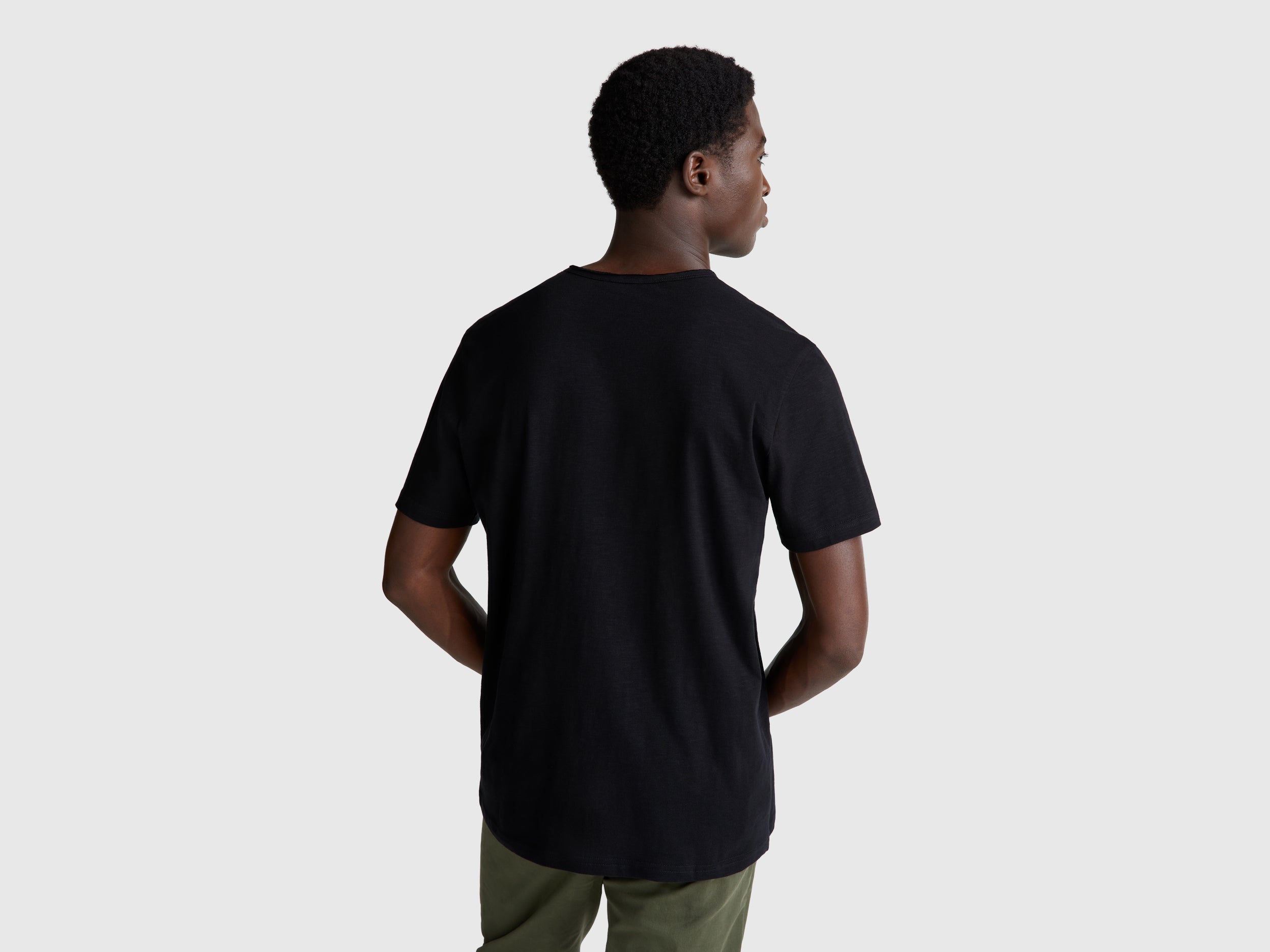 United Colors of Benetton Slub cotton t-shirt maglietta cotone