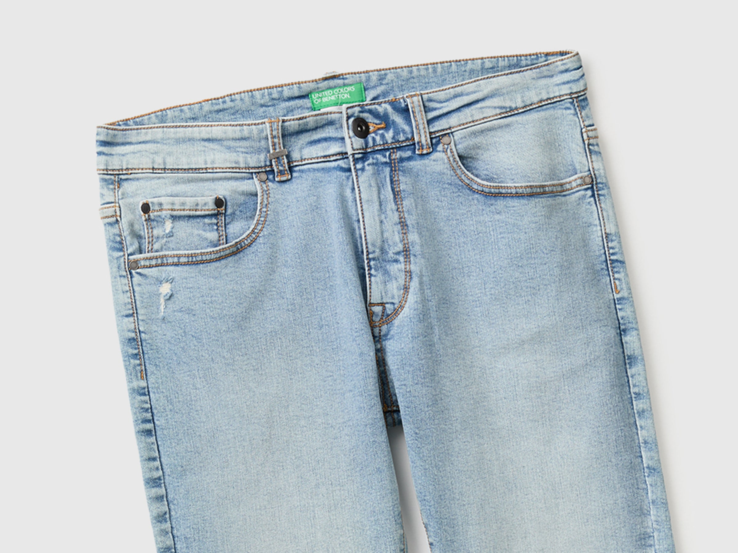 United Colors of Benetton Jeans Skinny Fit 32 Cotone Riciclato