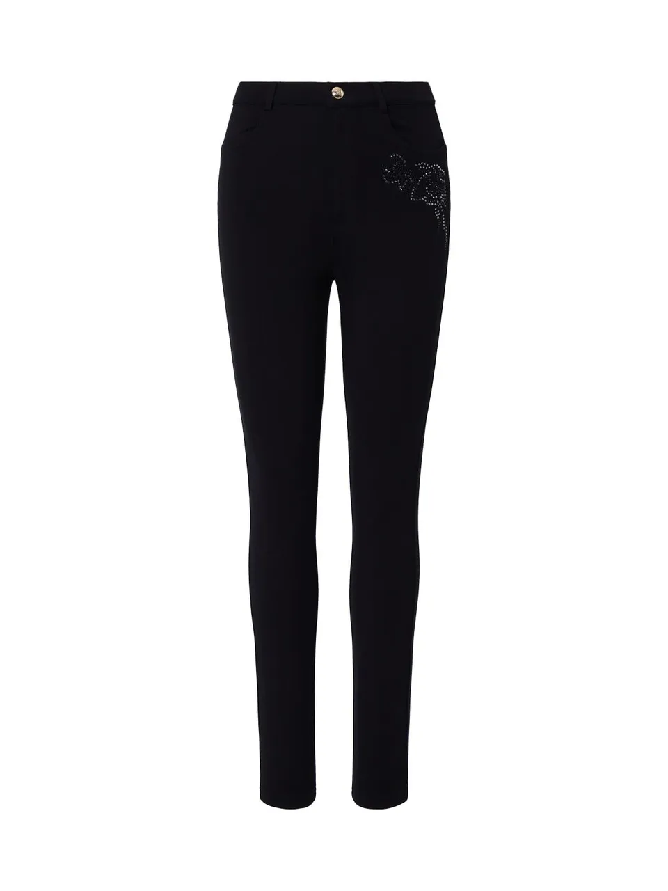 Liu Jo Pantaloni Skinny pantaloni taglia L ricamo gioiello