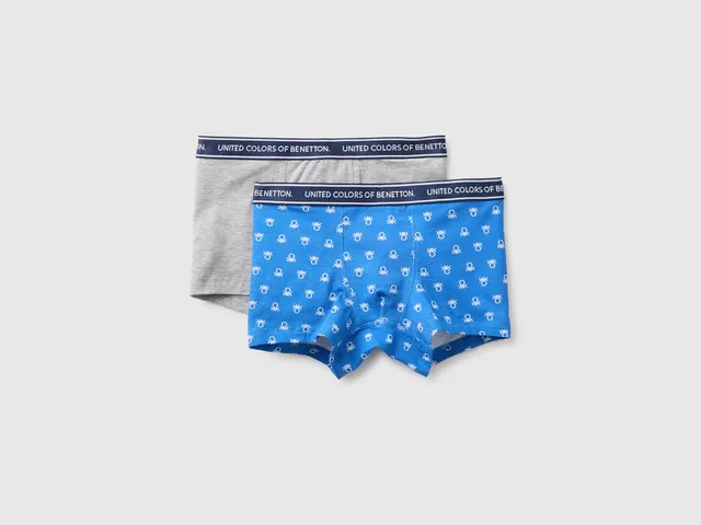 United Colors of Benetton Set two boxers boxer 7-8 anni cotone