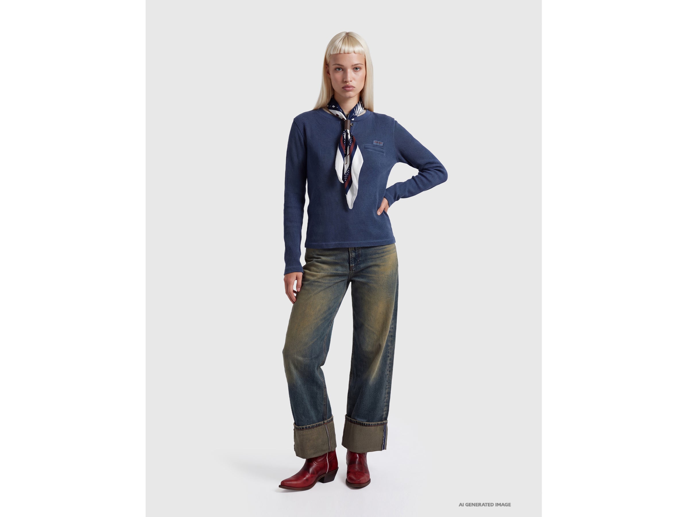 Benetton T-Shirts Maglietta henley cotone taschino