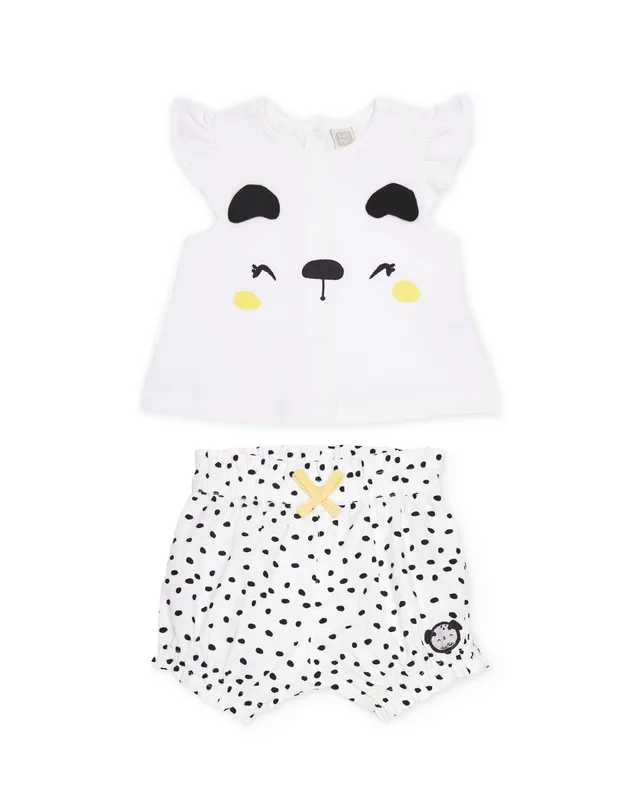 TucTuc Completi completo neonata maglia bianco macchie