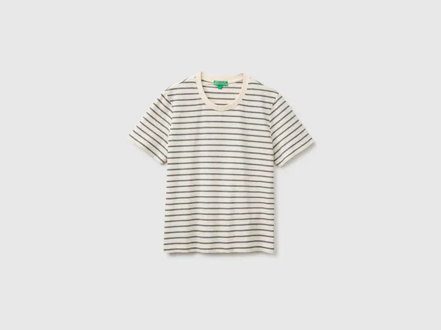 United Colors of Benetton Maglietta a Righe Cotone M