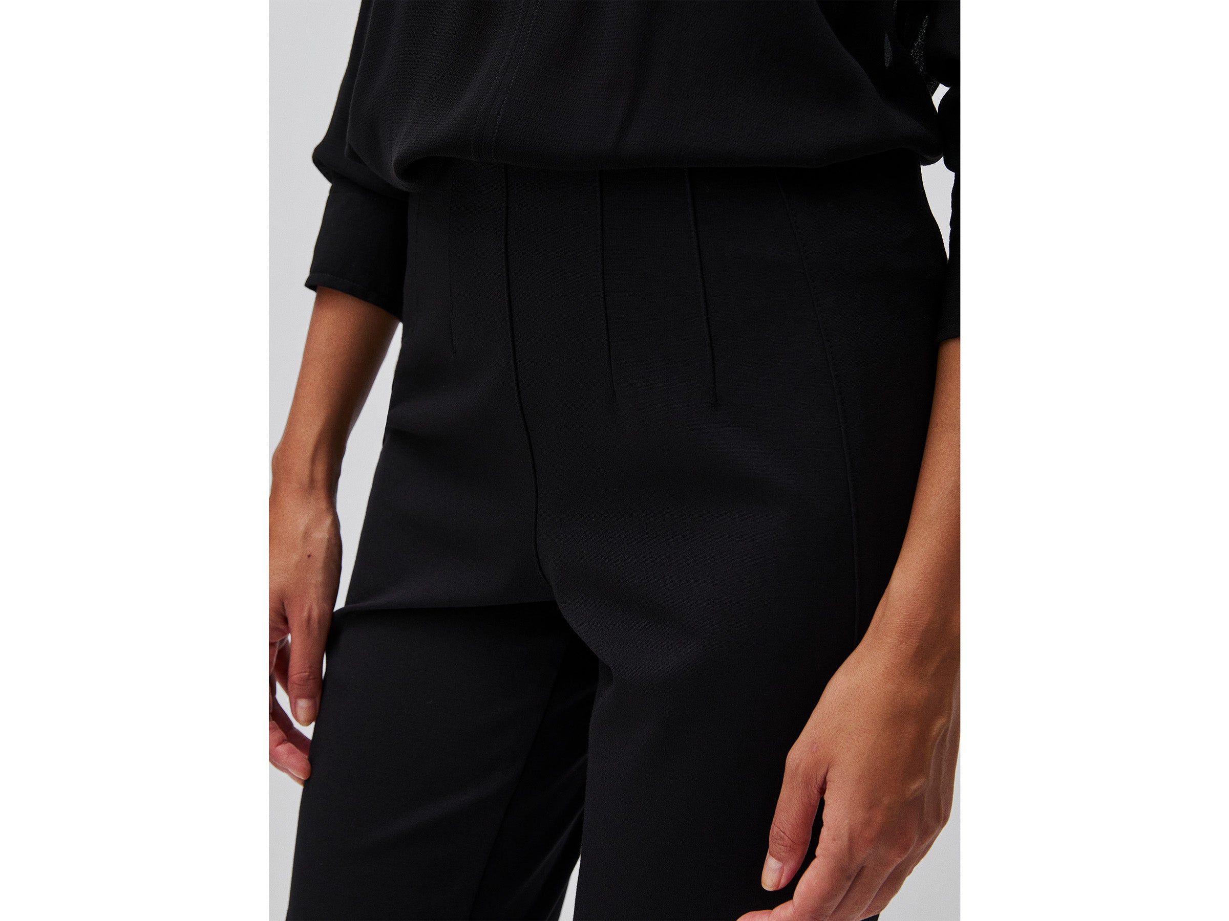 United Colors of Benetton Trousers Pantaloni Svasati Viscosa Elasticizzata
