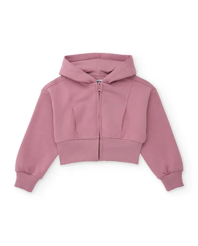 TucTuc Felpe felpa cappuccio felpa rosa bambina