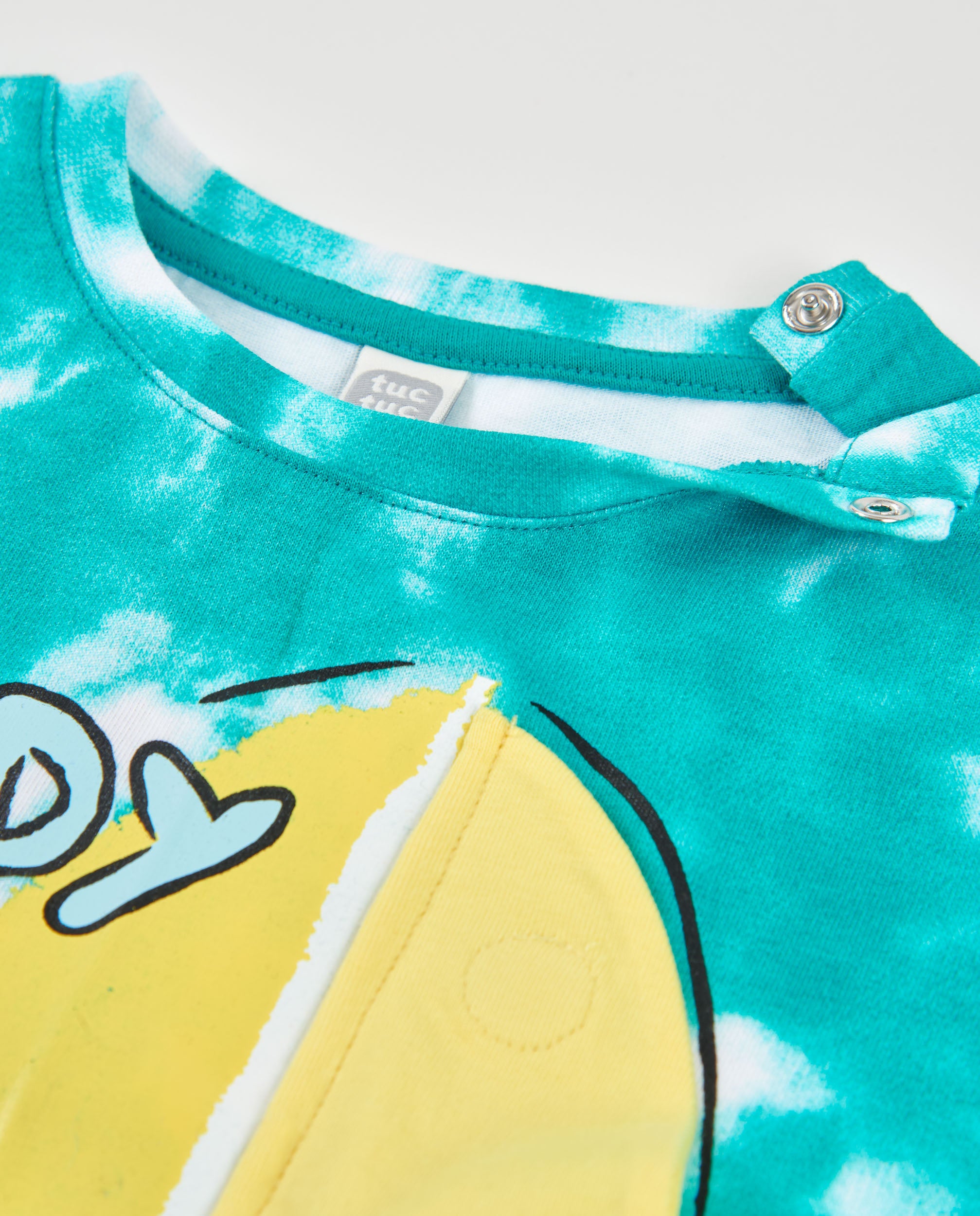 TucTuc Magliette T-shirt Bambino Turchese Cotone