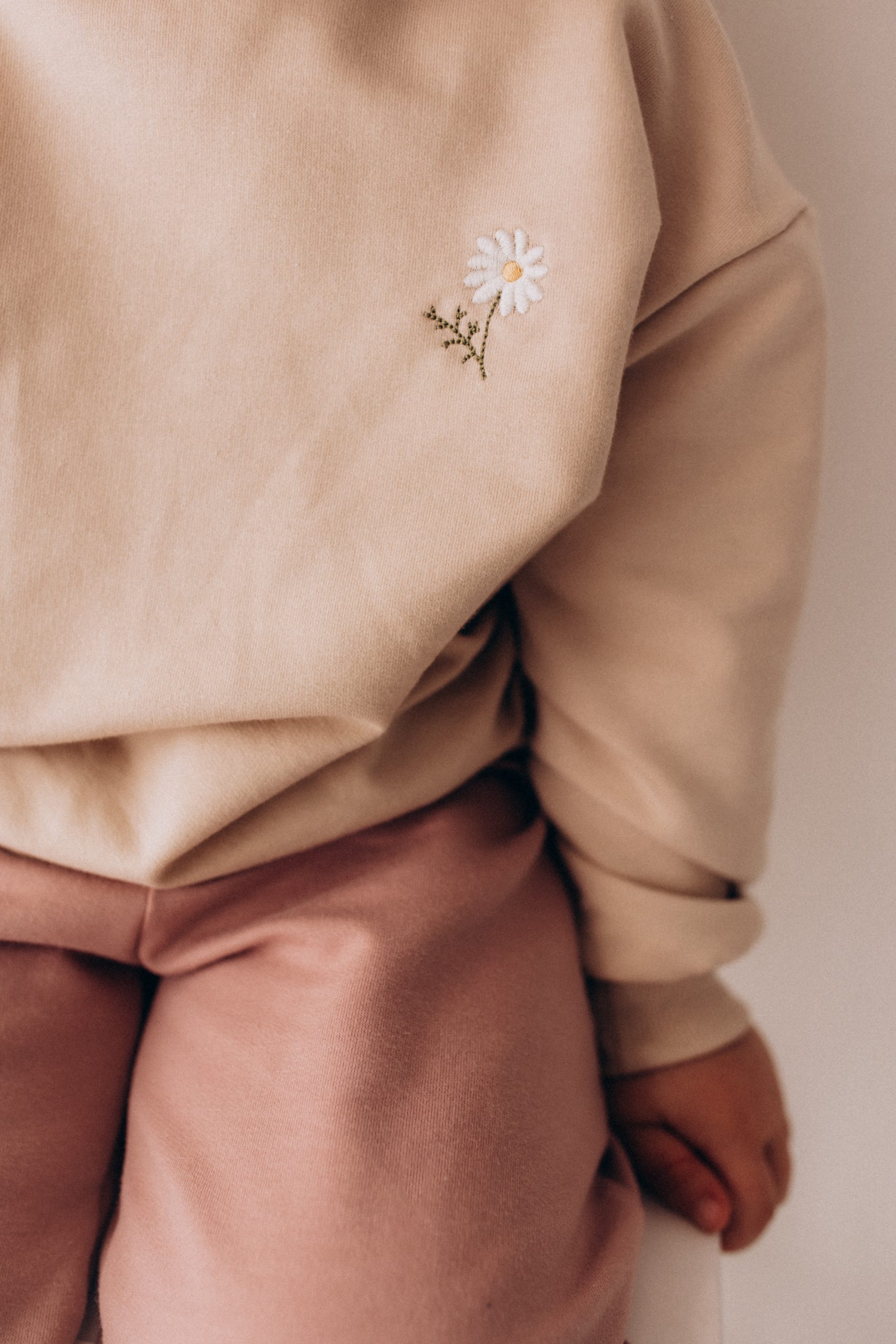 Woolly Organic Sweatshirt GOTS SS27 felpa ricamata bimbi
