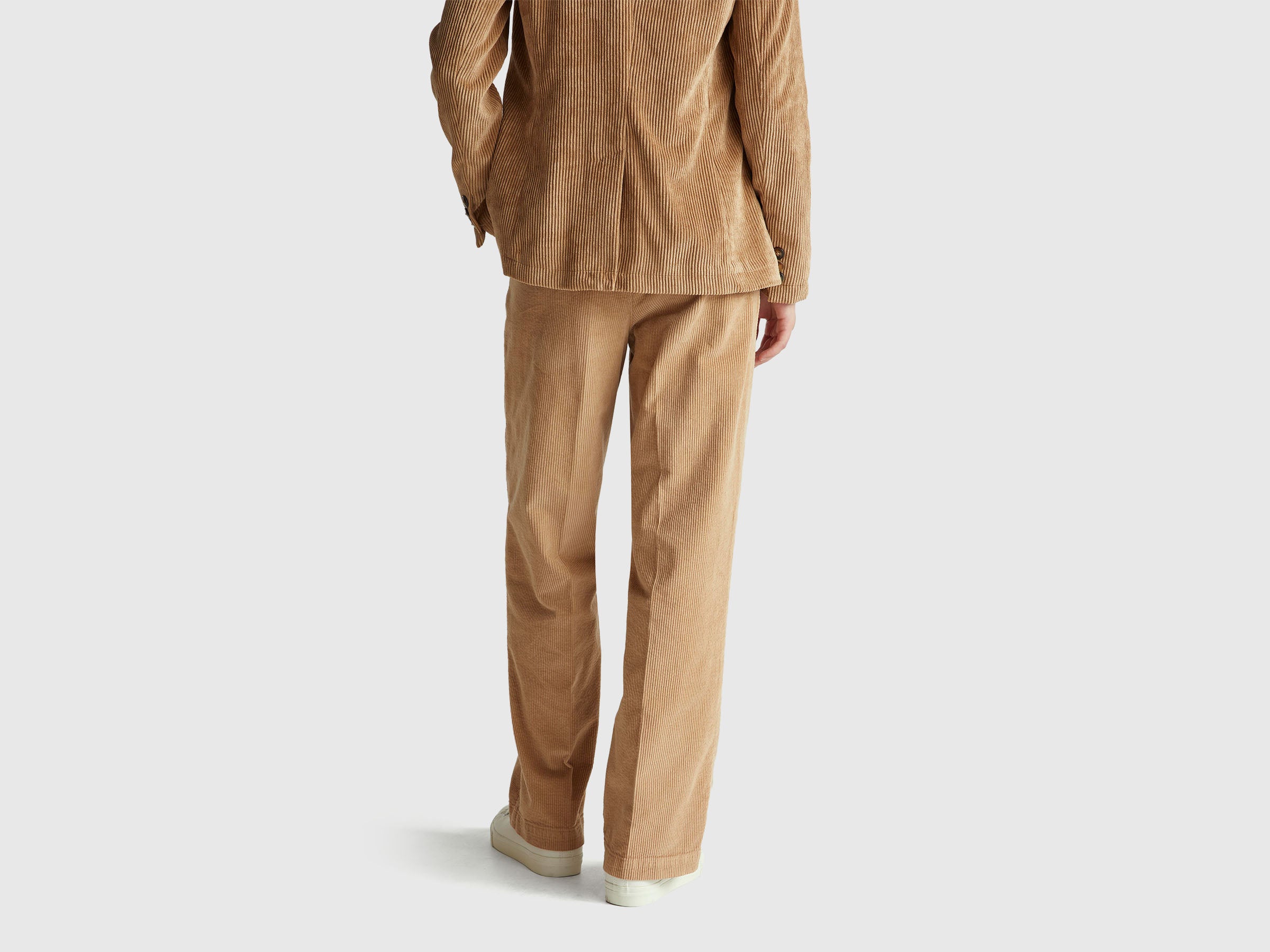 United Colors of Benetton Pantaloni Velluto Gamba Larga 40