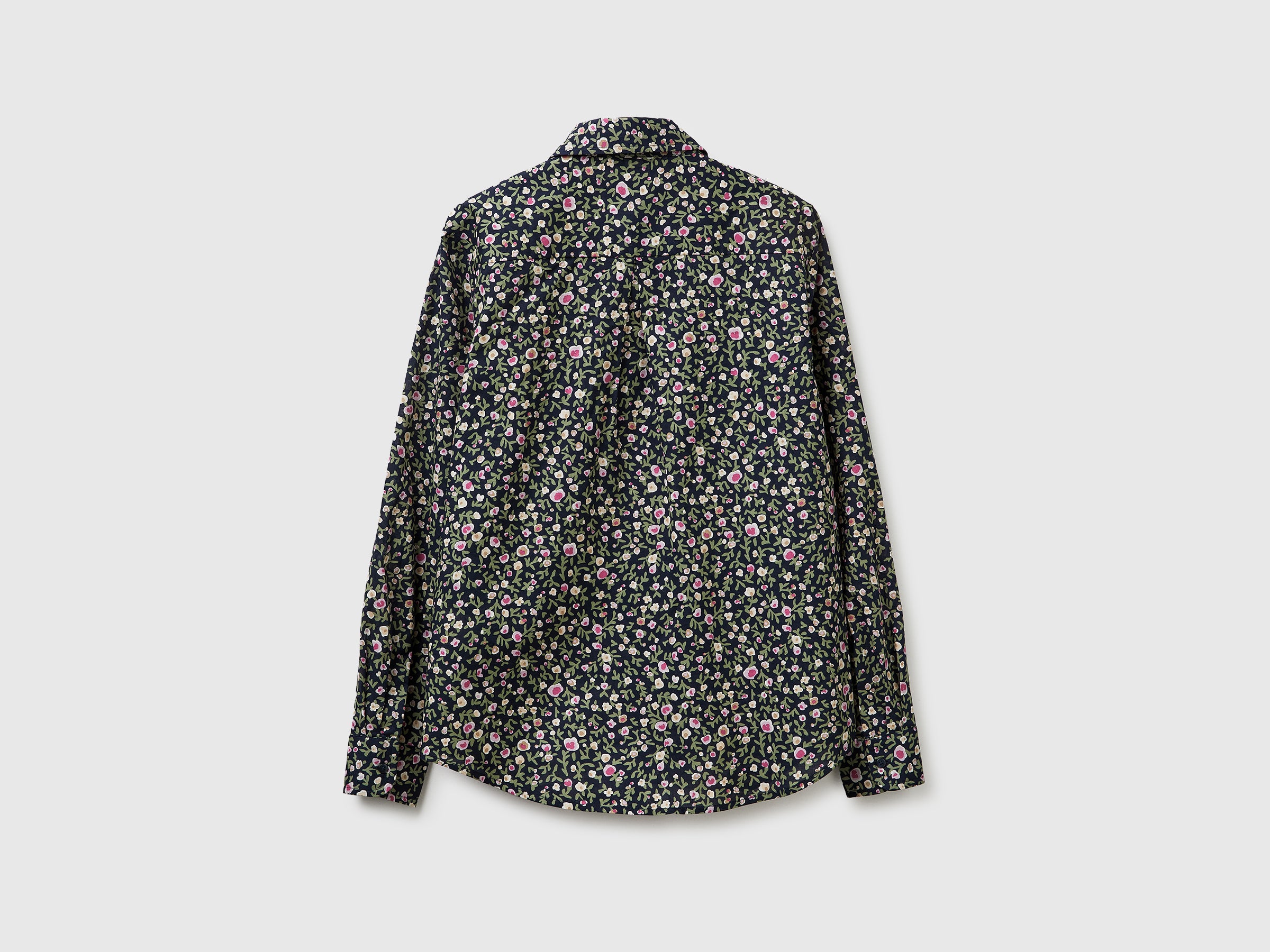 Benetton Patterned shirt camicia cotone fantasia taglia M