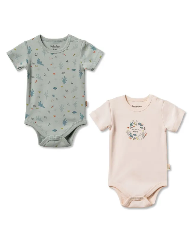 Babycosy Organic Mare Set 2 Body Neonato Cotone Organico