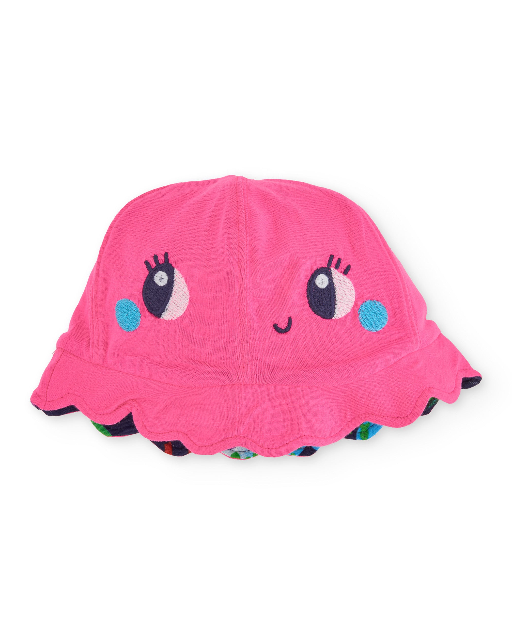 TucTuc Accessori Cappellino Bambina Fucsia Reversibile