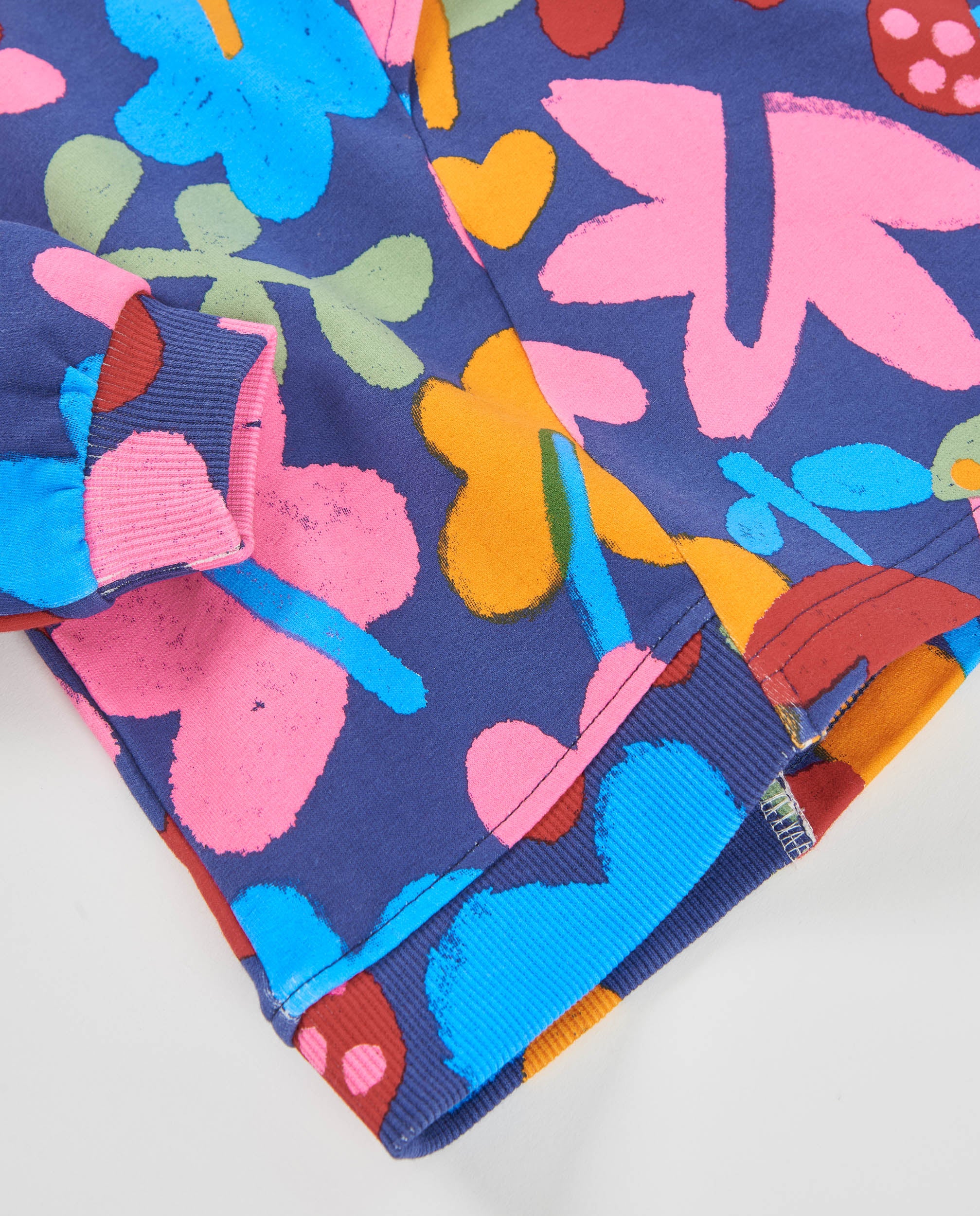 TucTuc Vestiti vestito bambina multicolor felpa floreale