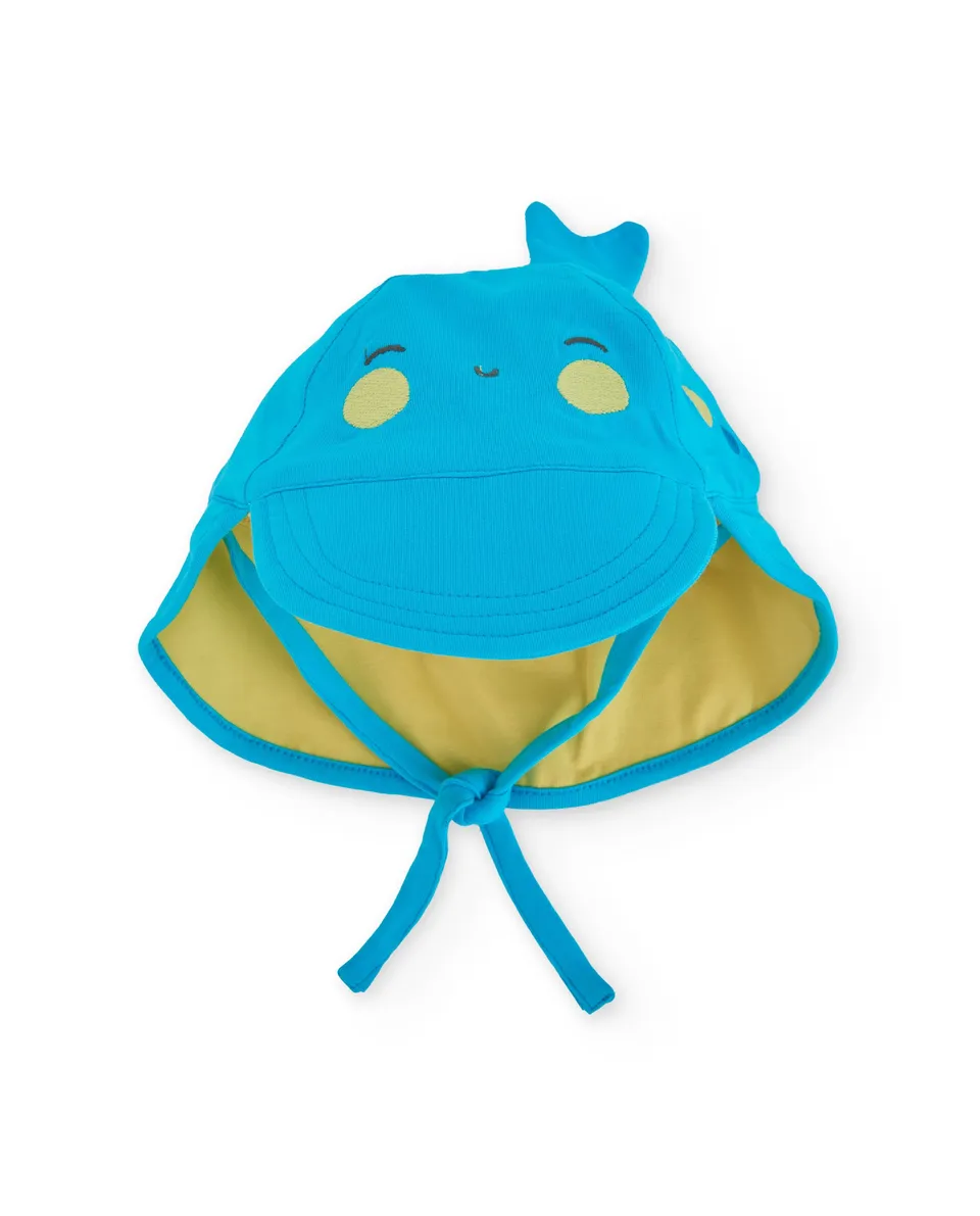 TucTuc Accessori cappellino neonato pesce blu